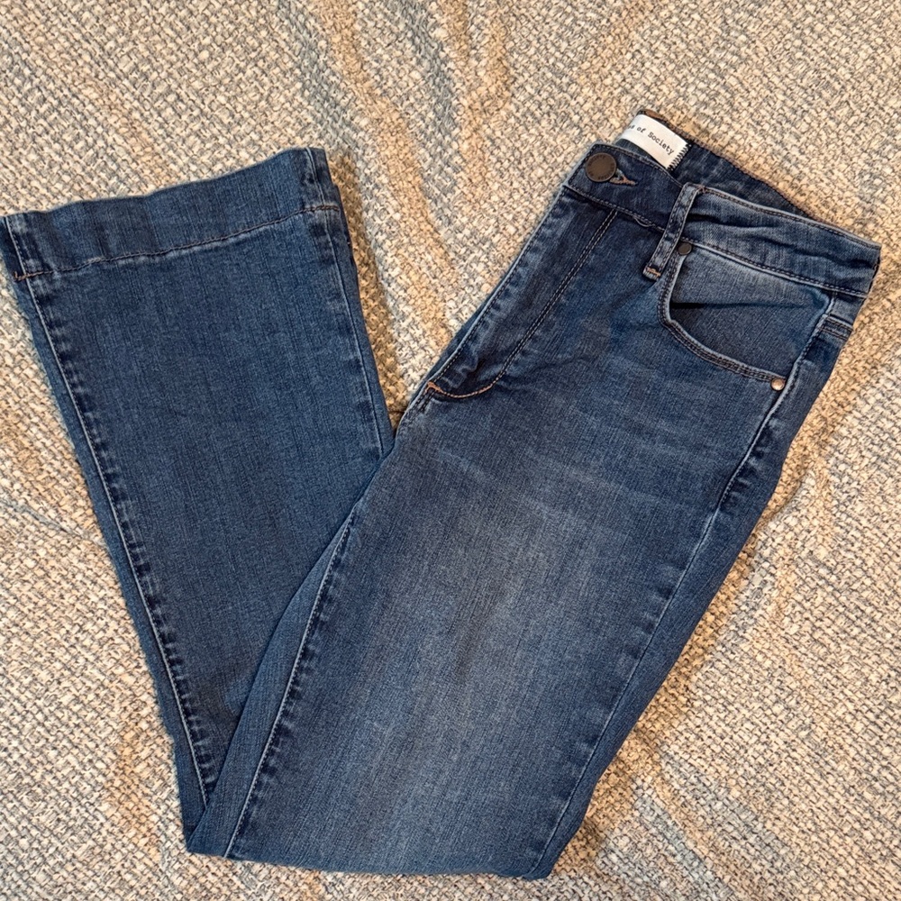 Articles Of Society High Rise Flare Capris